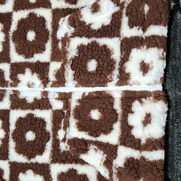 PACSUN CUSTOM PATTERN FULL-ZIP SHERPA JACKET - Picture 6 of 14